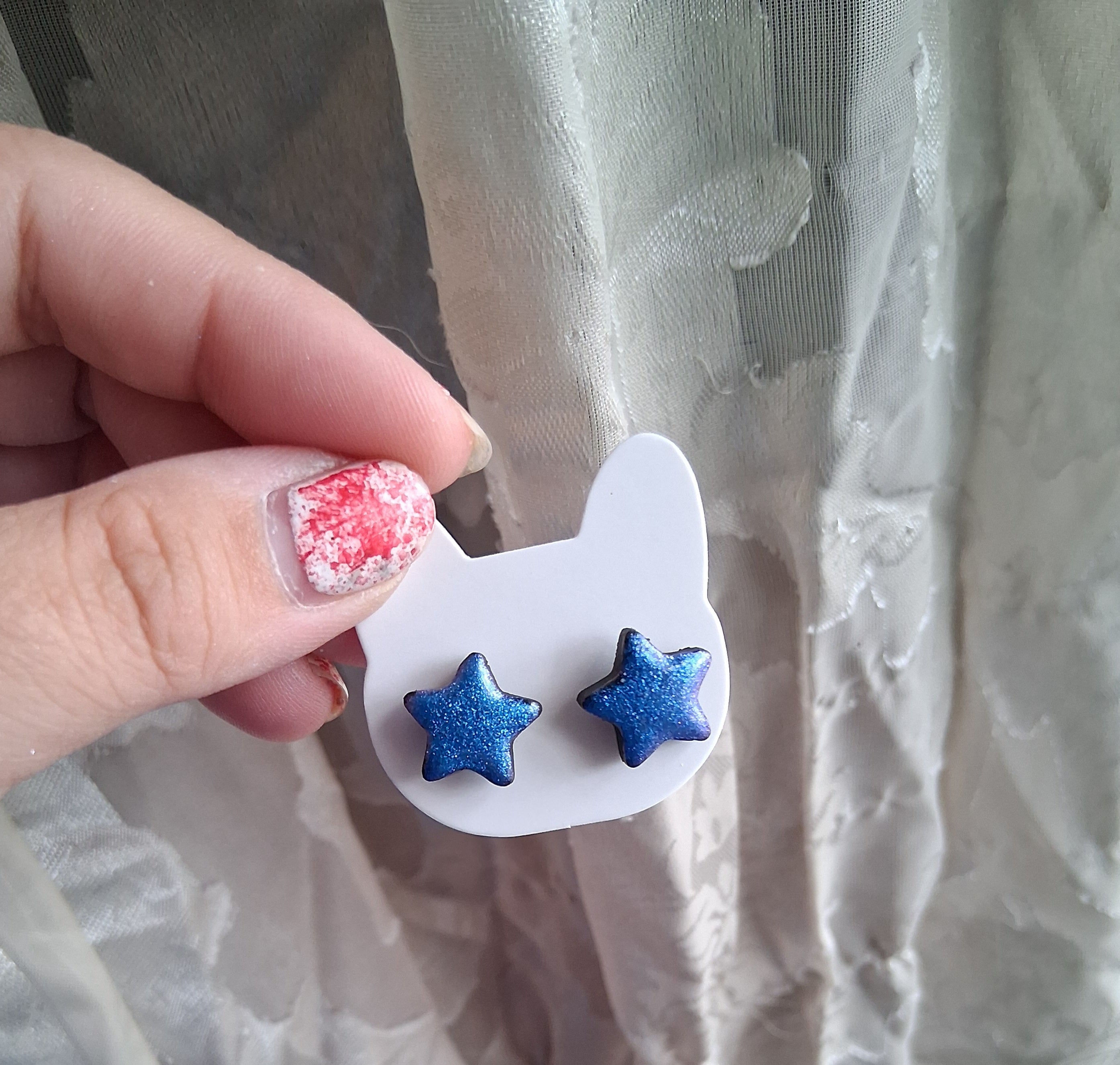 Aurora Borealis Star Studs
