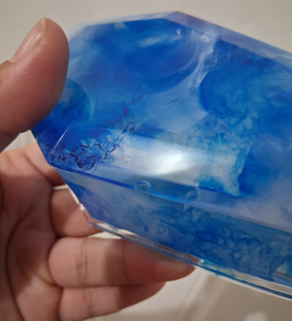 Blue & White Coffin Box