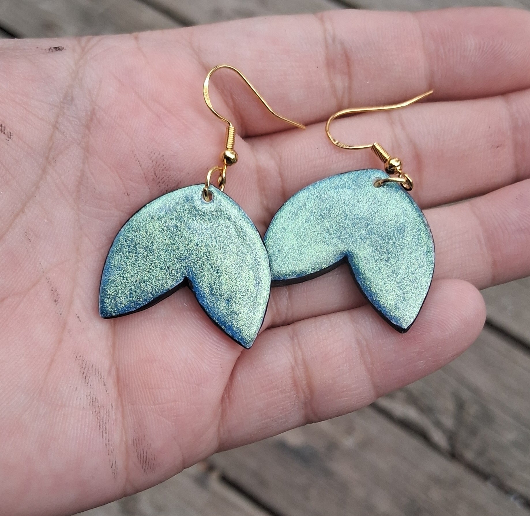 Abstract Colorshift Earrings