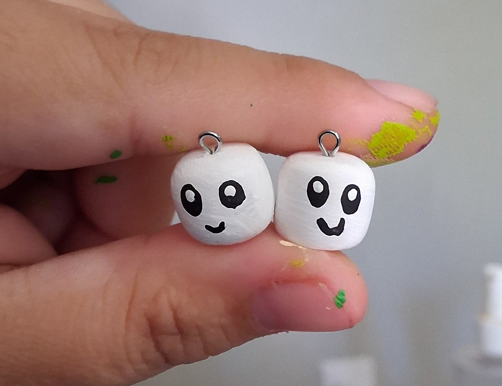 Marshmallow Earrings