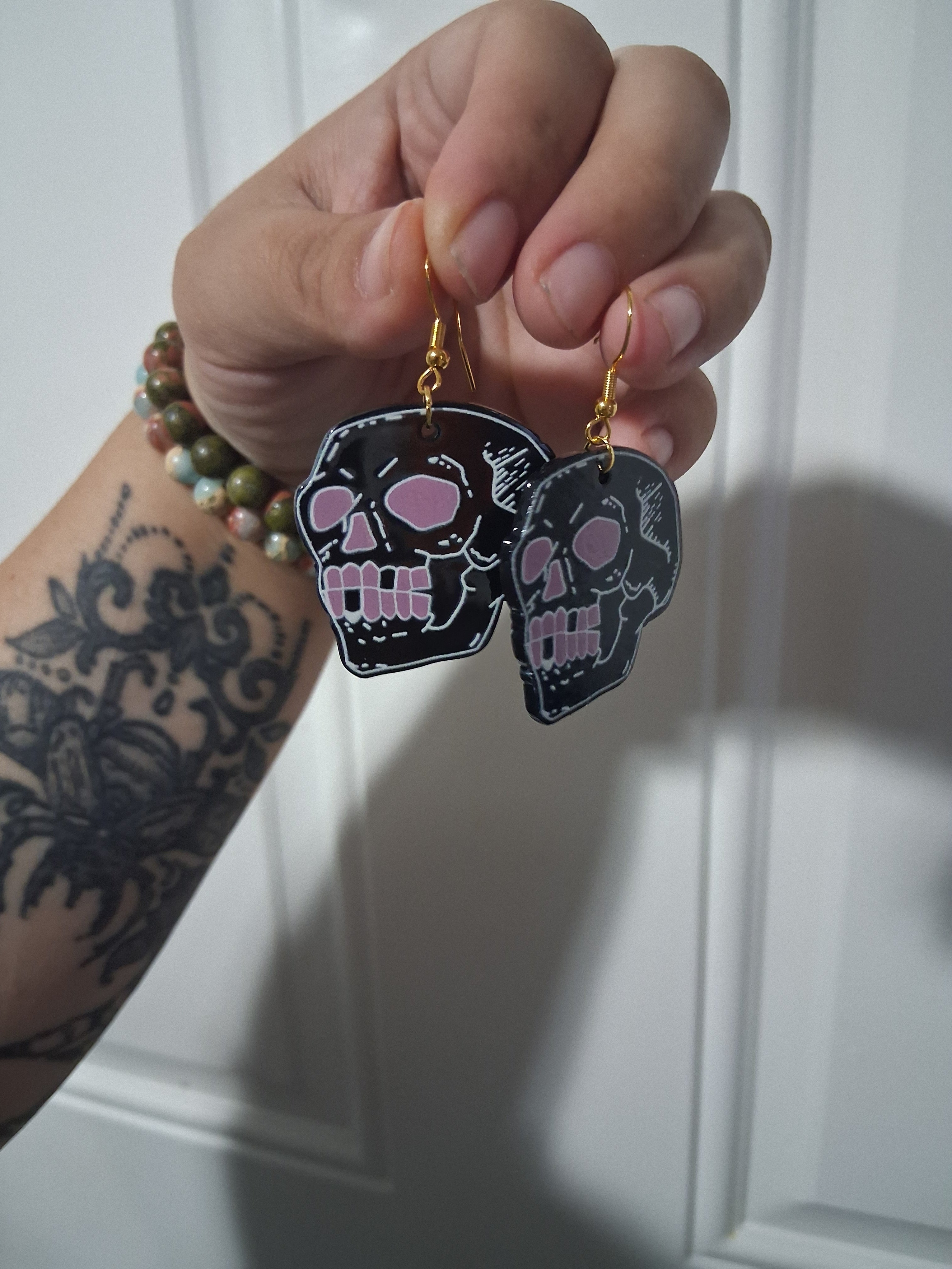 Pastel Goth Skulls